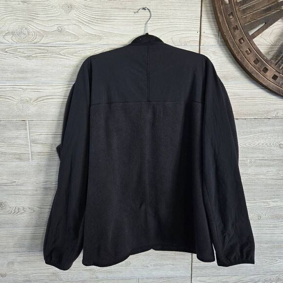 Lululemon Fleece Snap Front Sweater Mens SZ XL Black - Picture 5 of 6